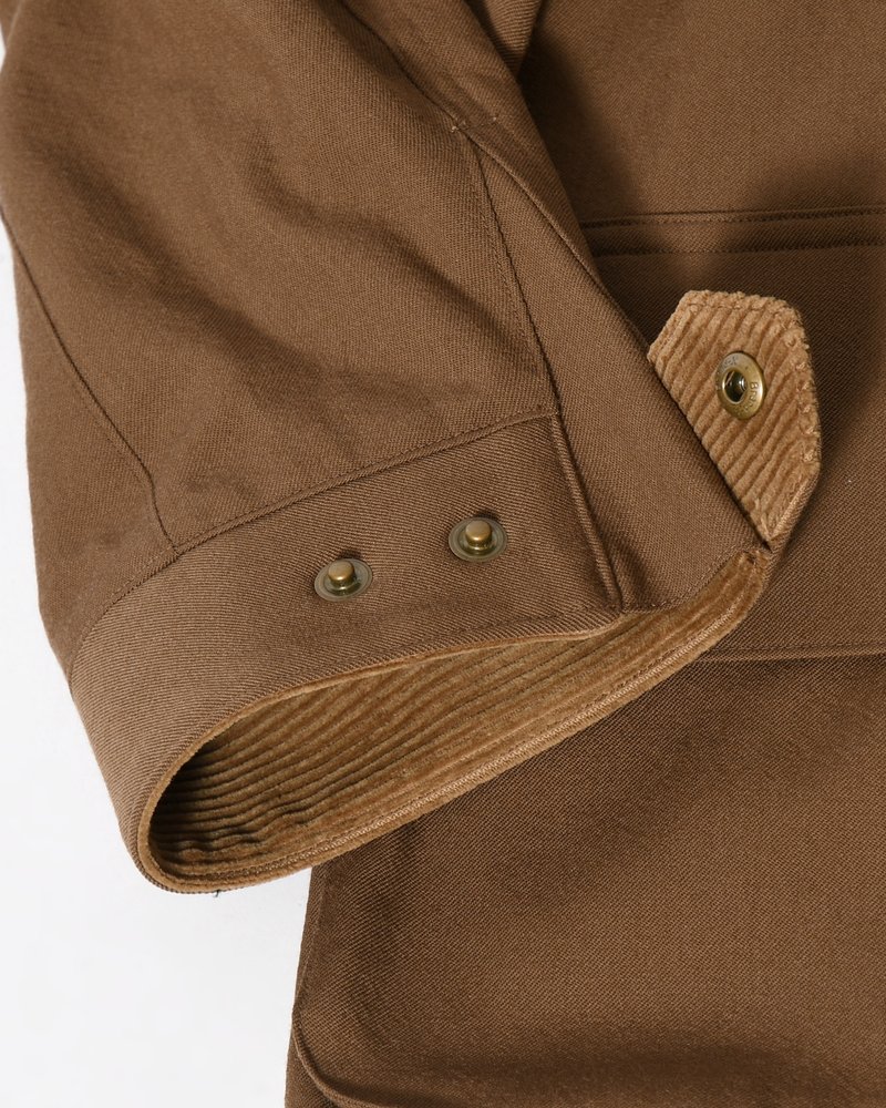 Wool Gabardine Rider's Jacket -KhakiBeige-