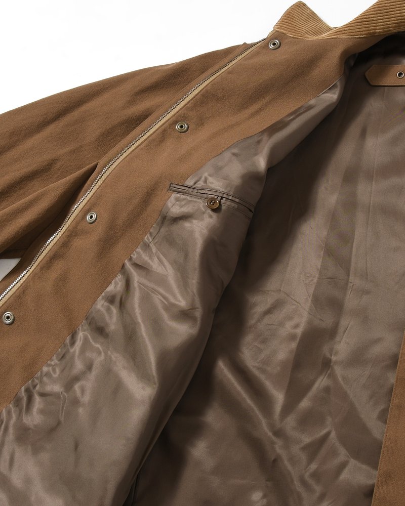 Wool Gabardine Rider's Jacket -KhakiBeige-