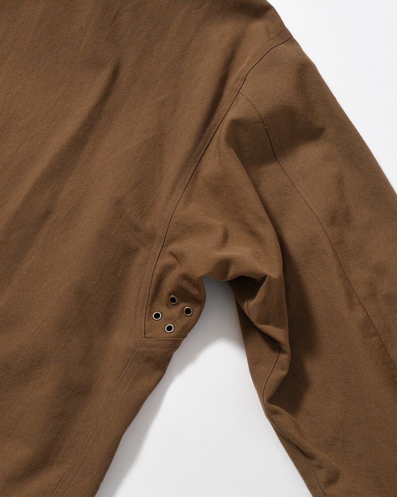 Wool Gabardine Rider's Jacket -KhakiBeige-