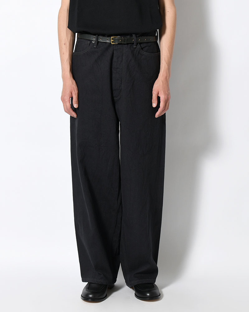 12.9oz Denim Bias Pants -SulfurBlack-