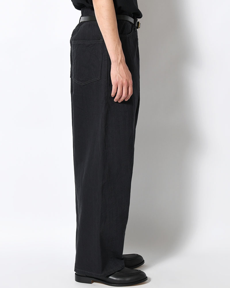 12.9oz Denim Bias Pants -SulfurBlack-