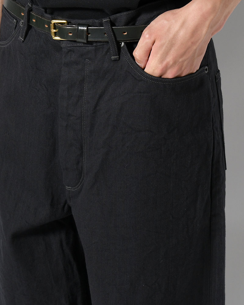 12.9oz Denim Bias Pants -SulfurBlack-