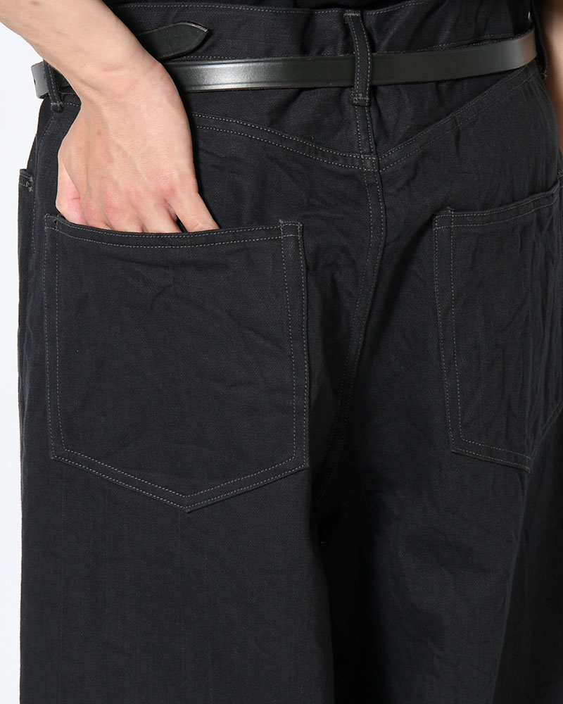 12.9oz Denim Bias Pants -SulfurBlack-