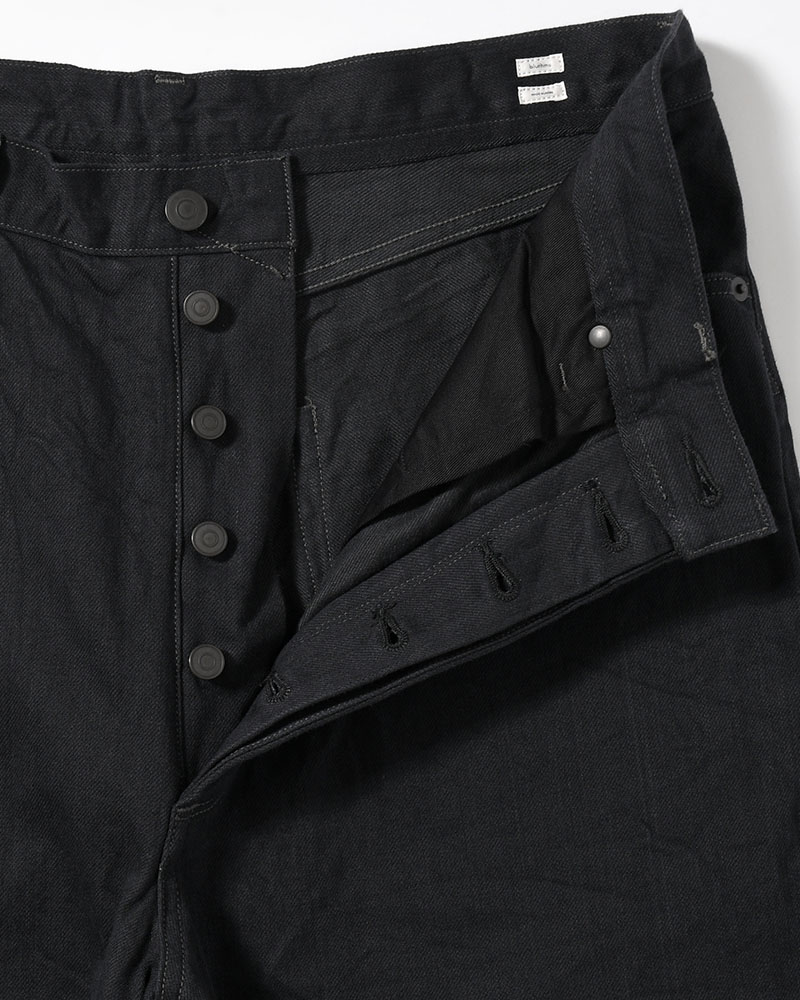 12.9oz Denim Bias Pants -SulfurBlack-