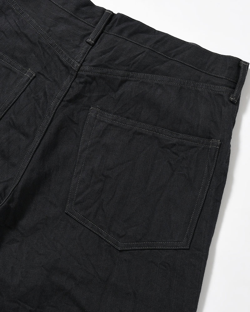 12.9oz Denim Bias Pants -SulfurBlack-