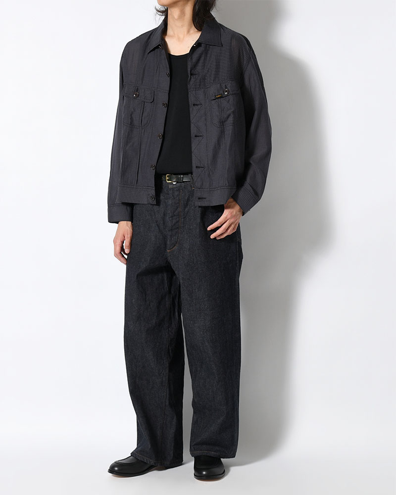 12.9oz Denim Bias Pants -Indigo-