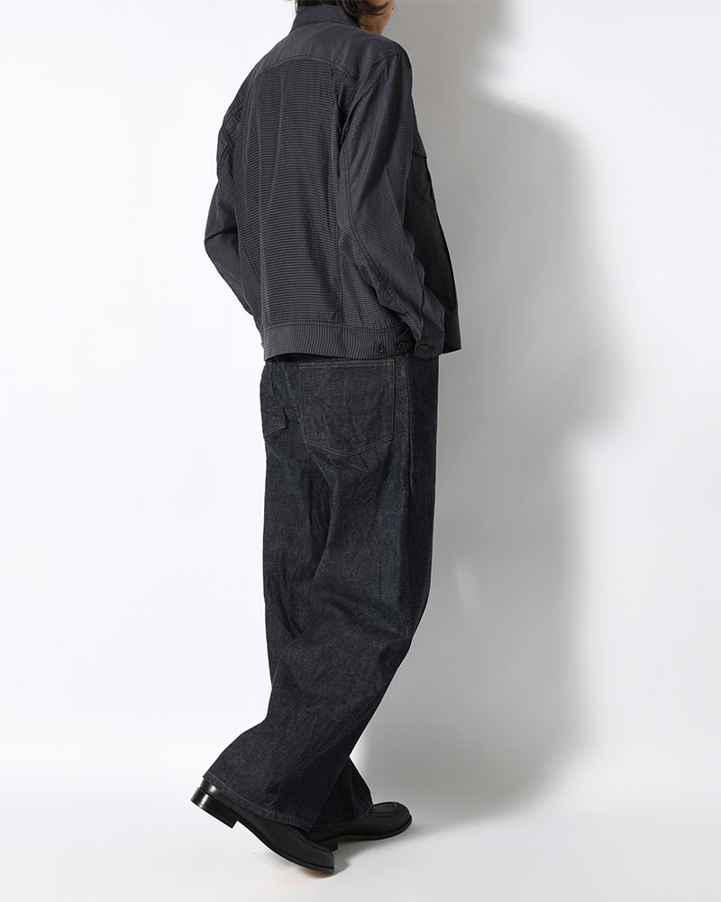 12.9oz Denim Bias Pants -Indigo-