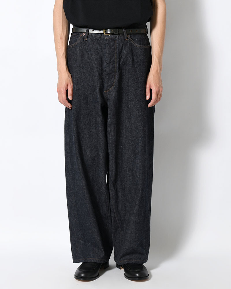 12.9oz Denim Bias Pants -Indigo-