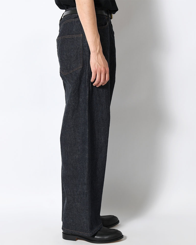 12.9oz Denim Bias Pants -Indigo-
