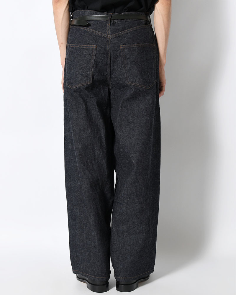 12.9oz Denim Bias Pants -Indigo-