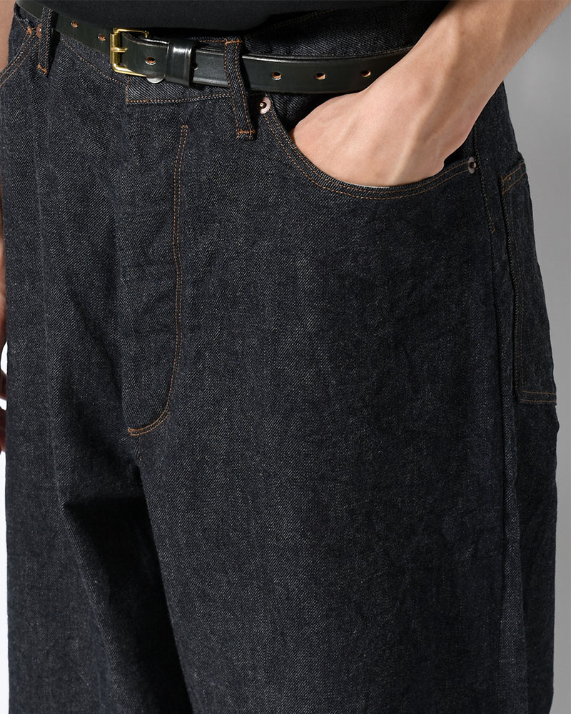 12.9oz Denim Bias Pants -Indigo-