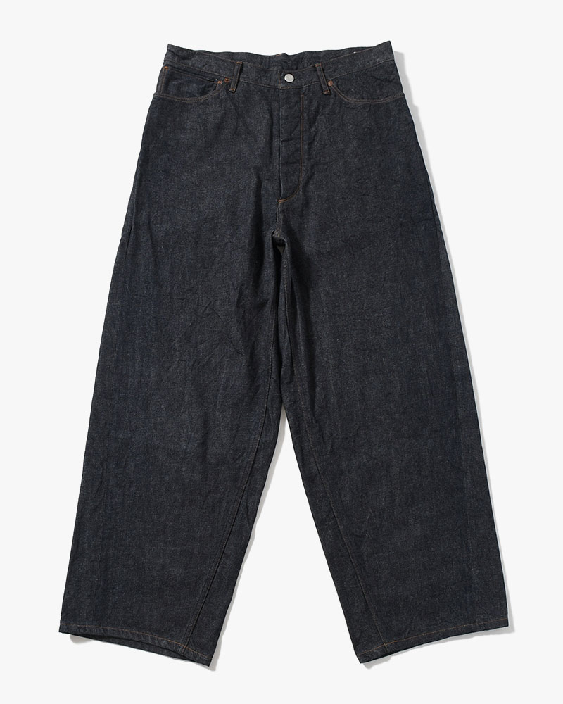 12.9oz Denim Bias Pants -Indigo-