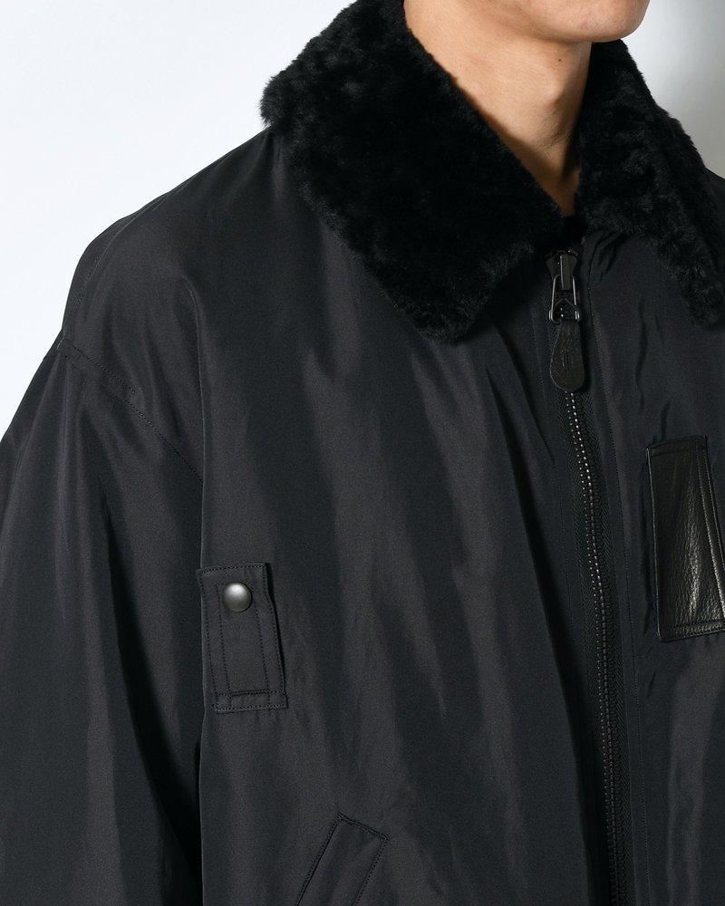 Poly-Silk Twill Modified MA1 -Black-