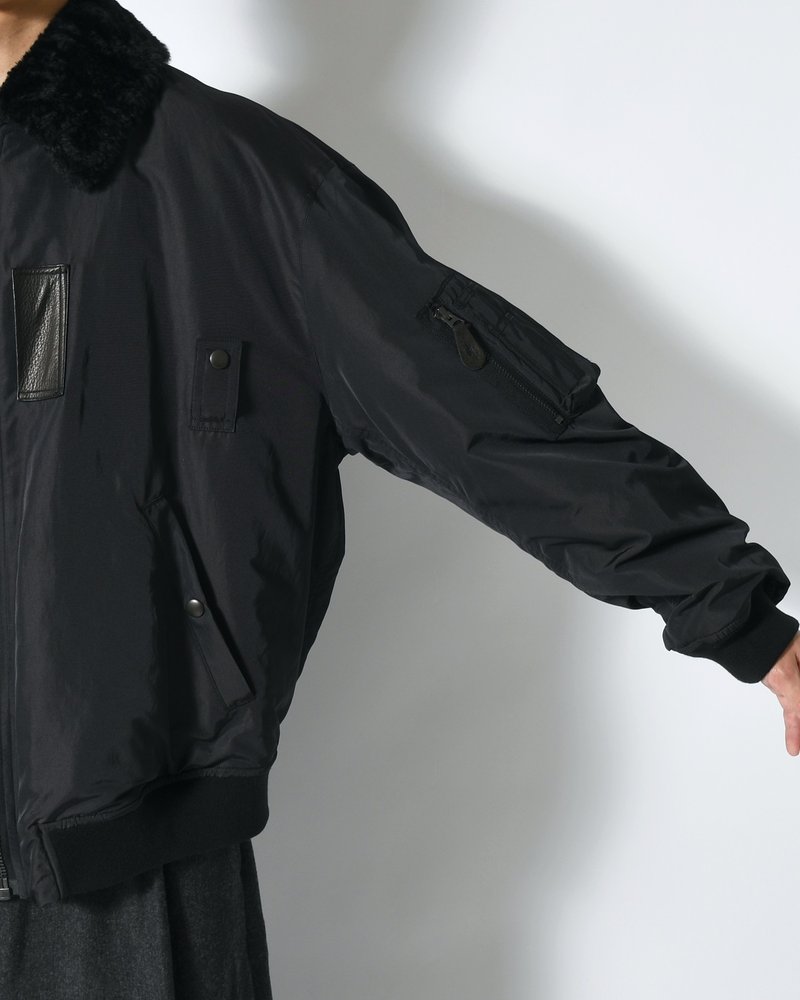 Poly-Silk Twill Modified MA1 -Black-