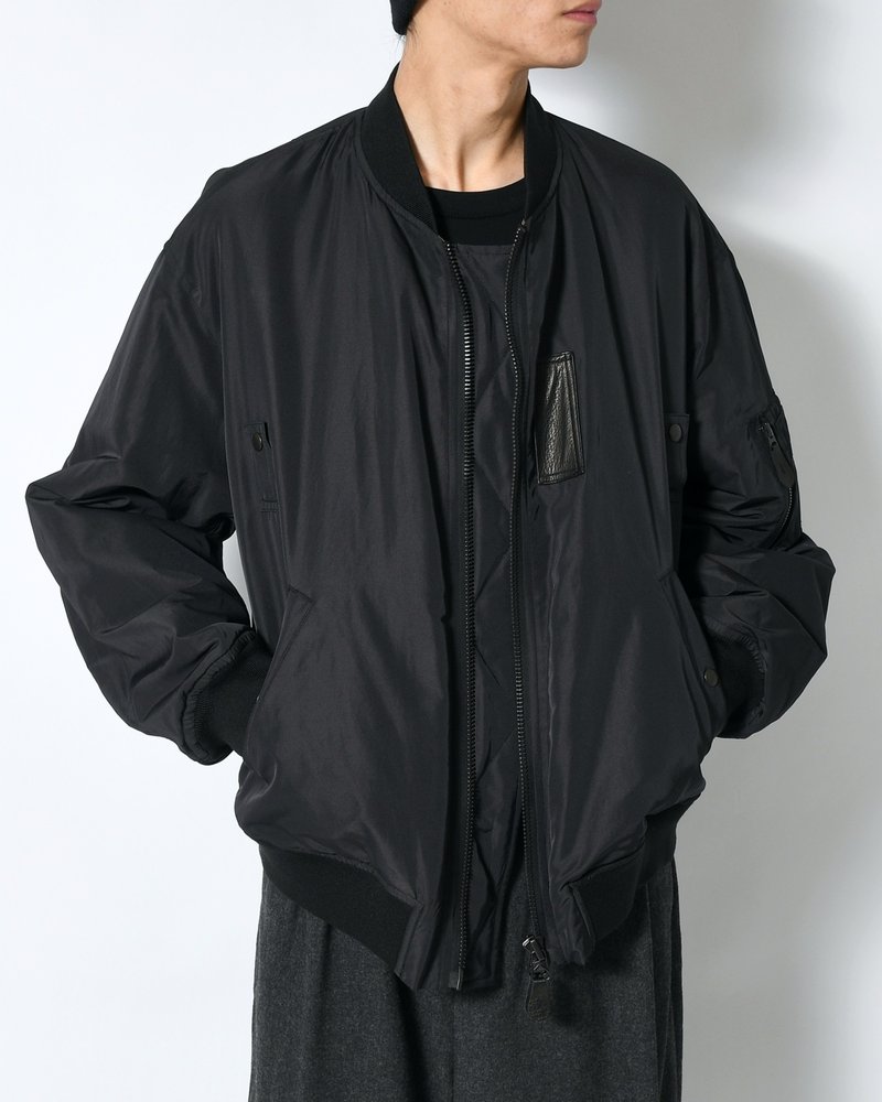 Poly-Silk Twill Modified MA1 -Black-