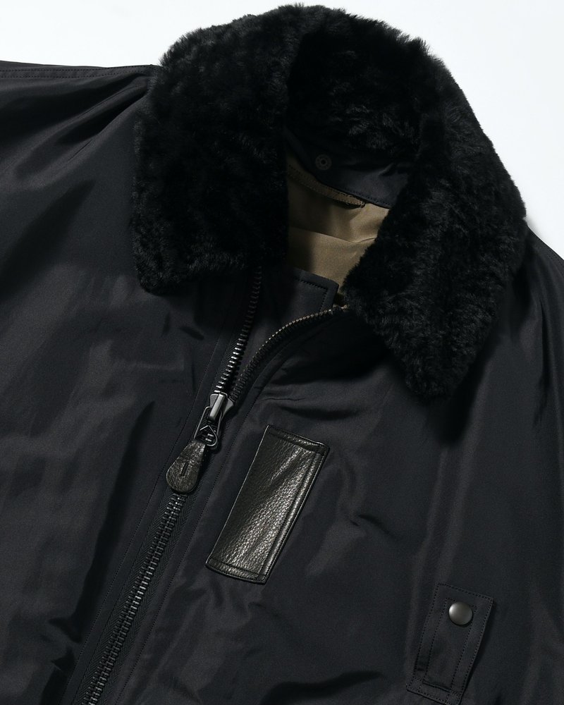 Poly-Silk Twill Modified MA1 -Black-