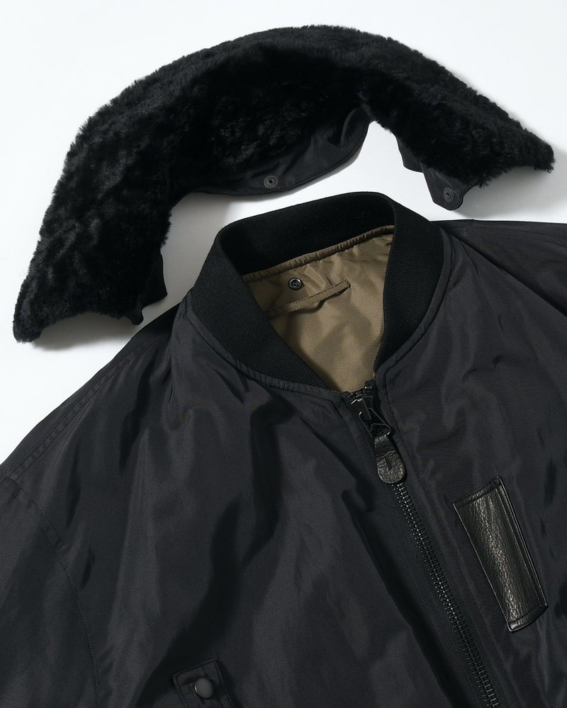 Poly-Silk Twill Modified MA1 -Black-