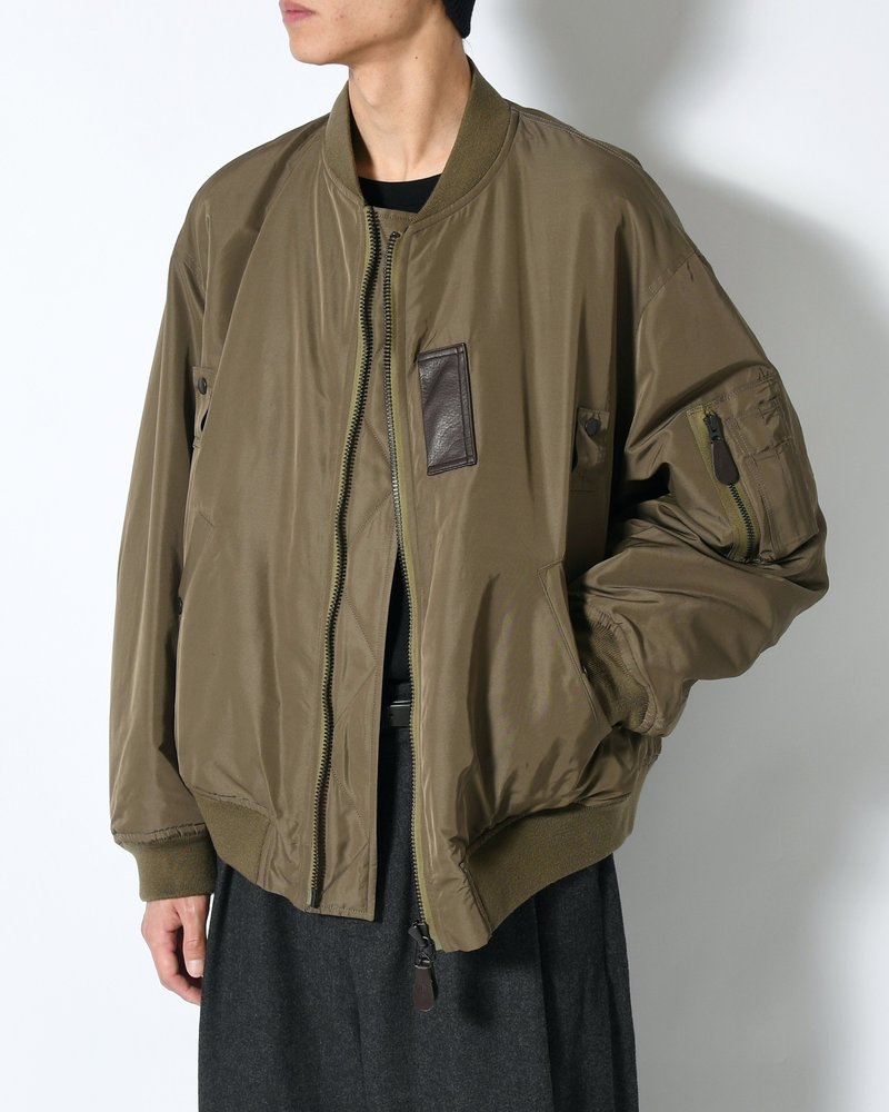 Poly-Silk Twill Modified MA1 -Khaki-