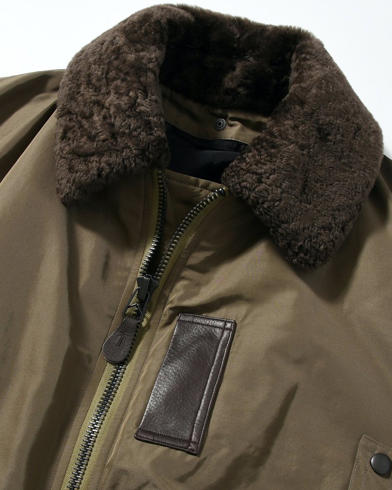 Poly-Silk Twill Modified MA1 -Khaki-