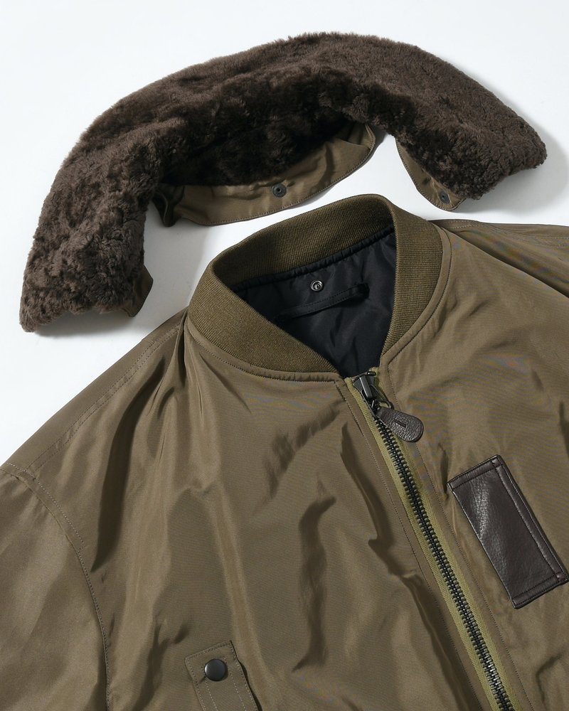 Poly-Silk Twill Modified MA1 -Khaki-