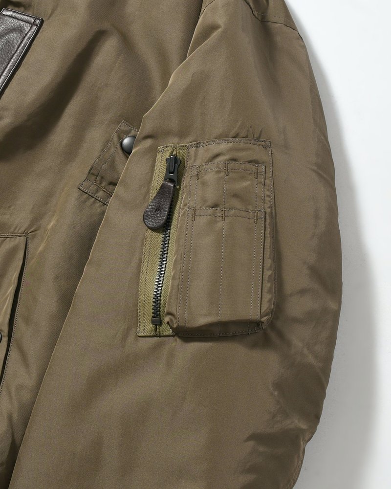Poly-Silk Twill Modified MA1 -Khaki-