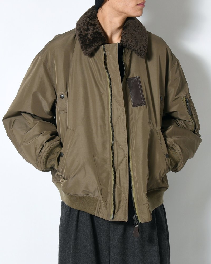 Poly-Silk Twill Modified MA1 -Khaki-