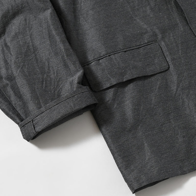 Silk-Wo-Co Peaked Lapel Cardigan Jacket -2.COLOR-