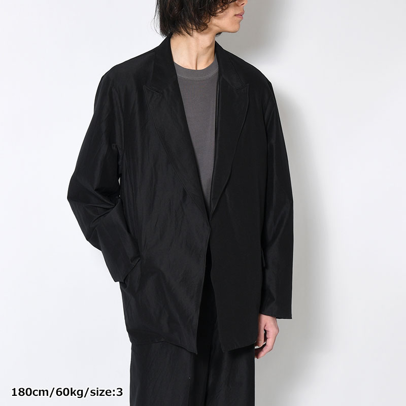 Silk-Wo-Co Peaked Lapel Cardigan Jacket -2.COLOR-