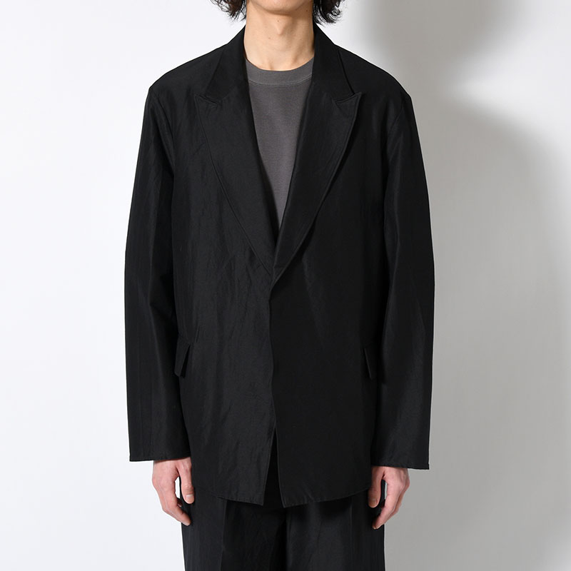 Silk-Wo-Co Peaked Lapel Cardigan Jacket -2.COLOR-