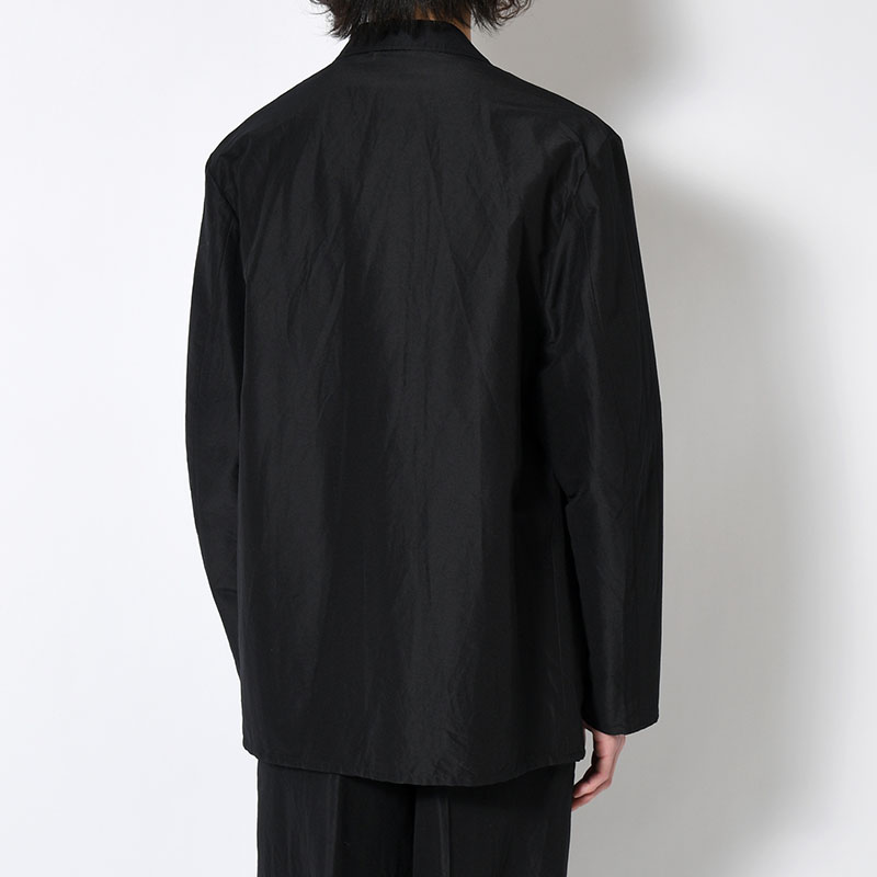 Silk-Wo-Co Peaked Lapel Cardigan Jacket -2.COLOR-