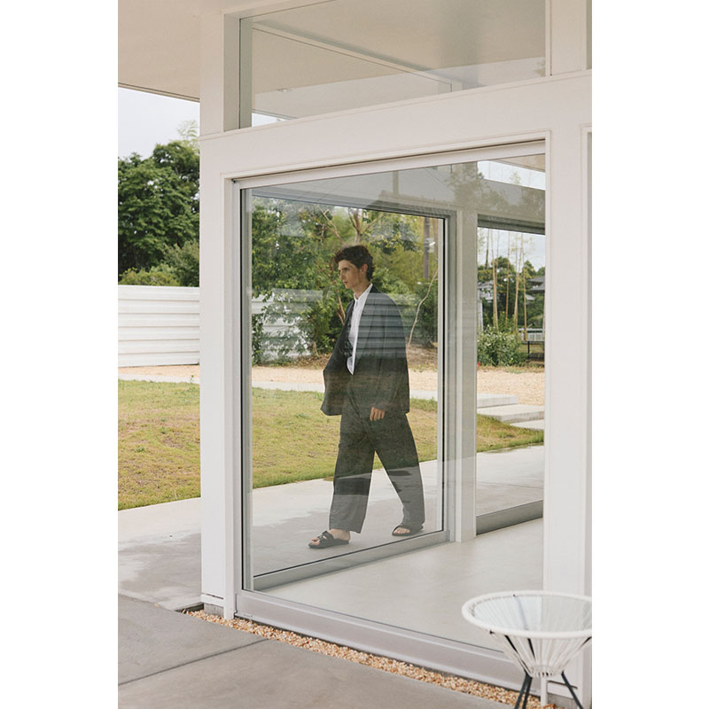 Silk-Wo-Co Peaked Lapel Cardigan Jacket -2.COLOR-