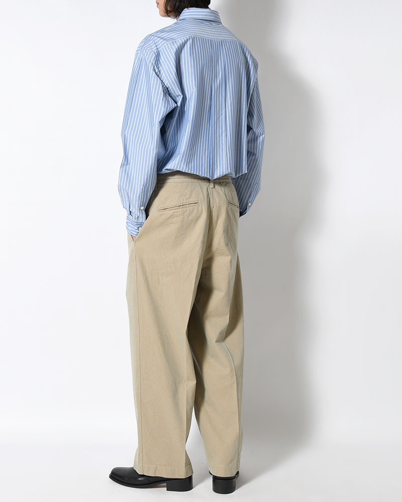 Hard Twist Gabardine Work Pants -DustBeige-