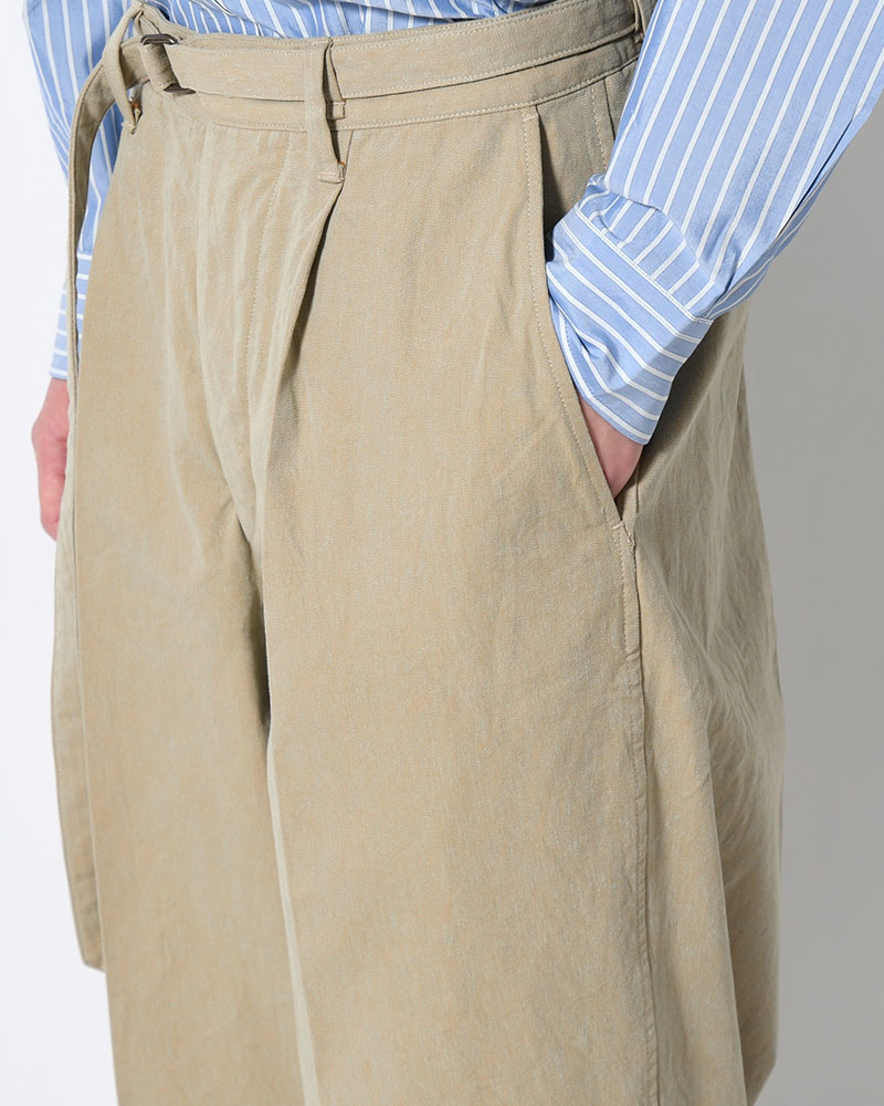 Hard Twist Gabardine Work Pants -DustBeige-