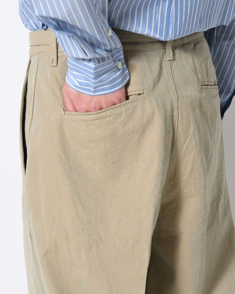 Hard Twist Gabardine Work Pants -DustBeige-