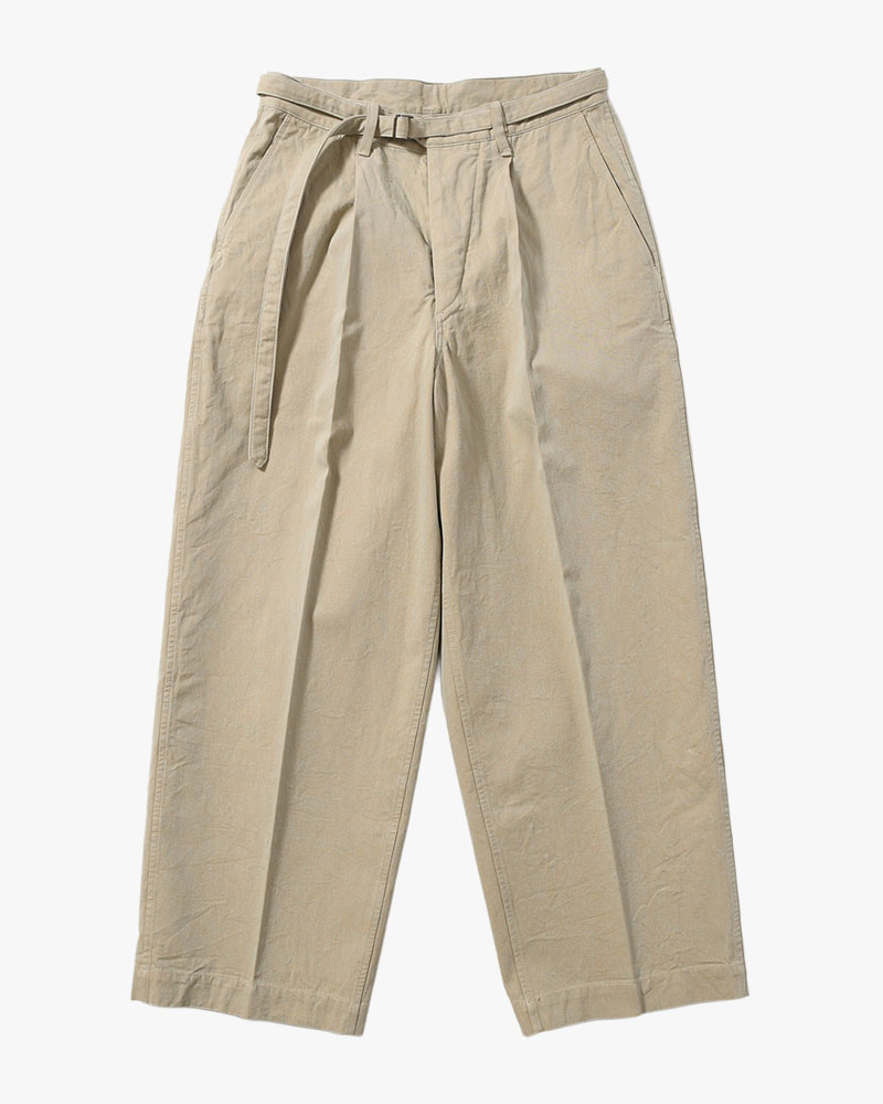 Hard Twist Gabardine Work Pants -DustBeige-