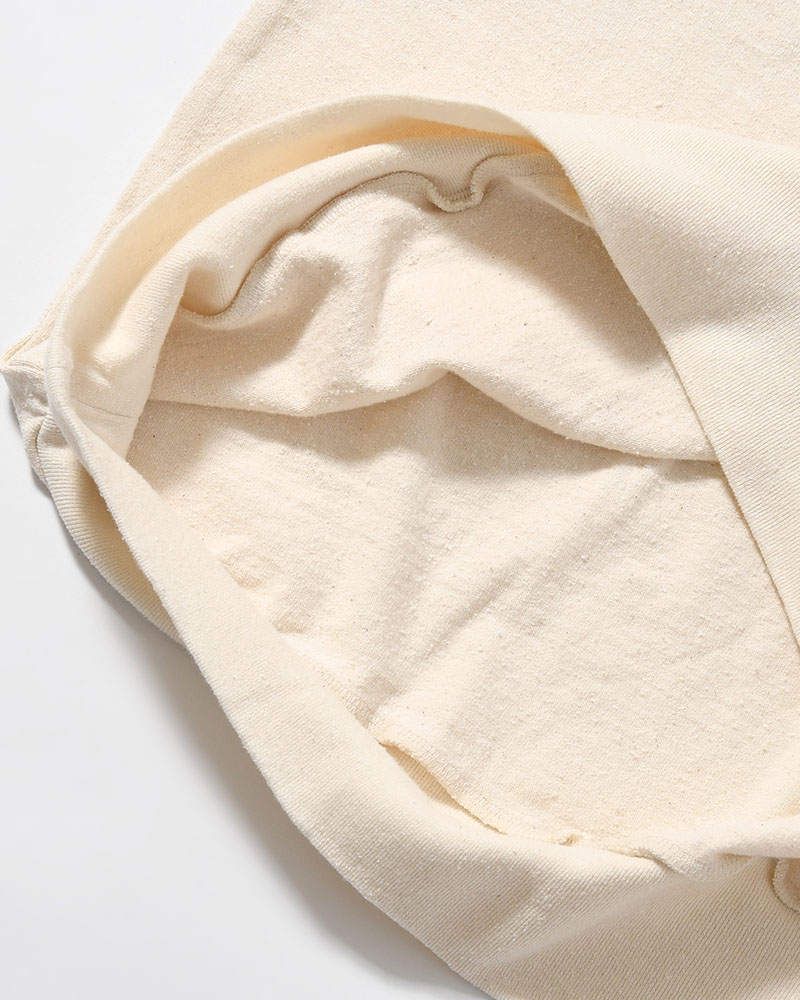 Co/Silk Nep Skipper Cropped Sleeve -Ivory-