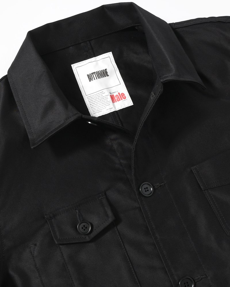 "Quadrupedalism" Vest de travail -BLACK-