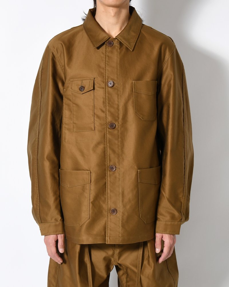 "Quadrupedalism" Vest de travail -KHAKI BROWN-