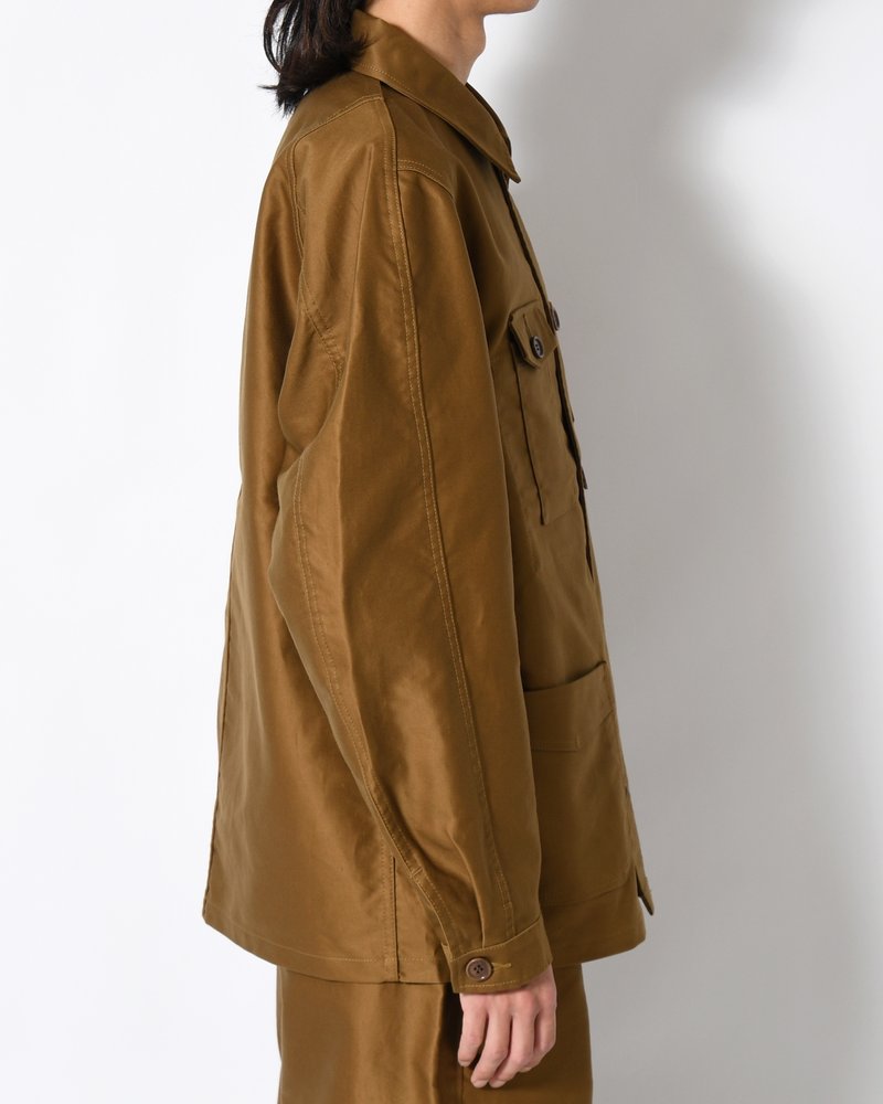 "Quadrupedalism" Vest de travail -KHAKI BROWN-