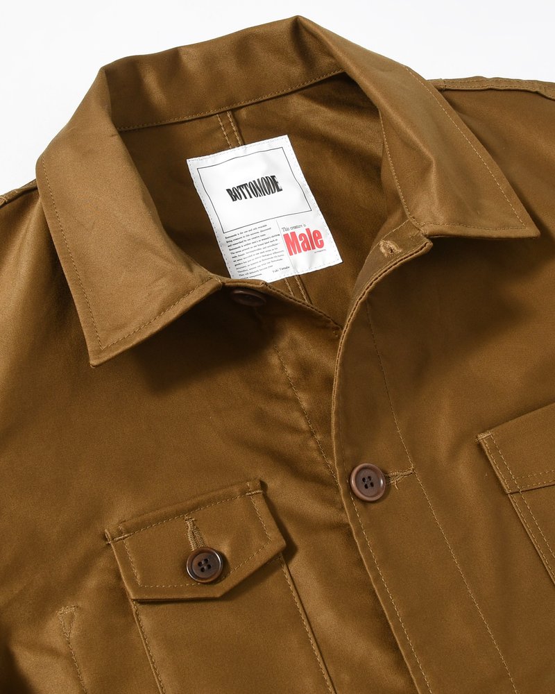 "Quadrupedalism" Vest de travail -KHAKI BROWN-