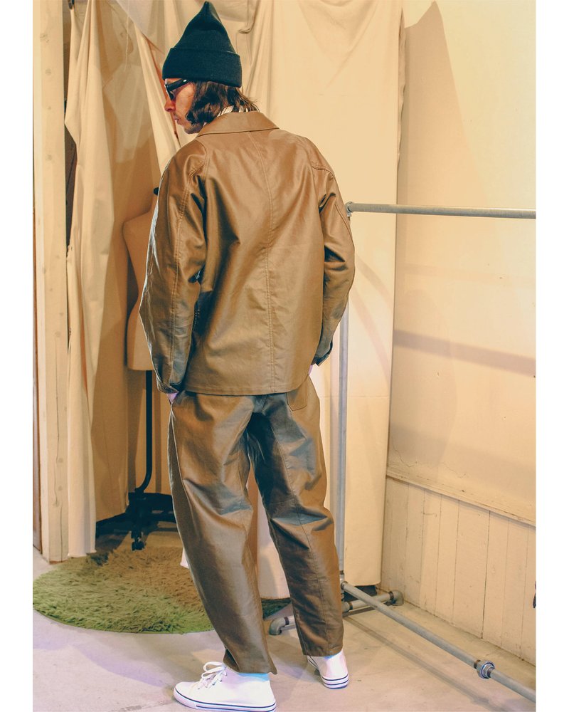 "Quadrupedalism" Vest de travail -KHAKI BROWN-