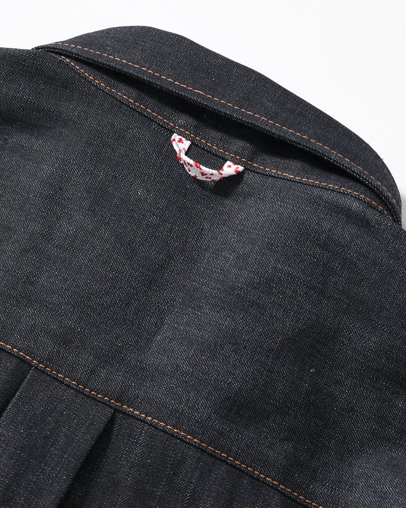 Marsupial "Kangaroo" Denim chemise -INDIGO-