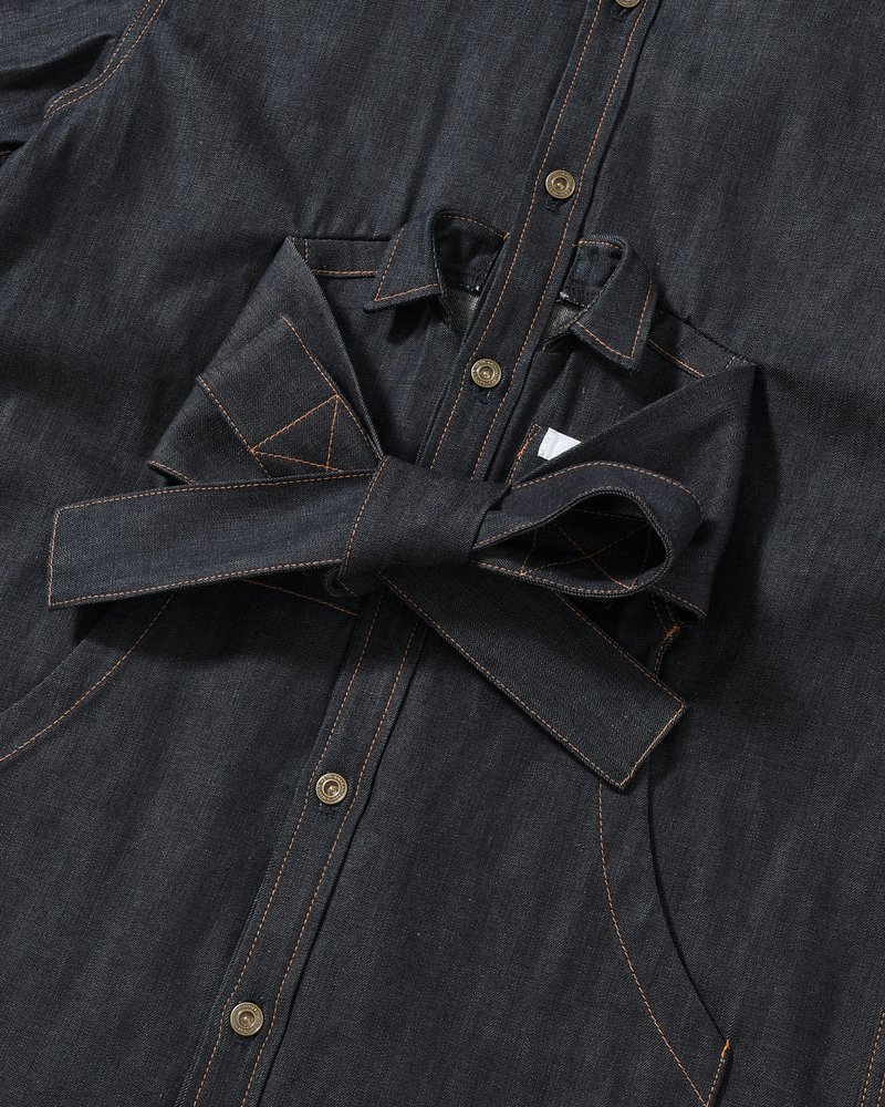 Marsupial "Kangaroo" Denim chemise -INDIGO-