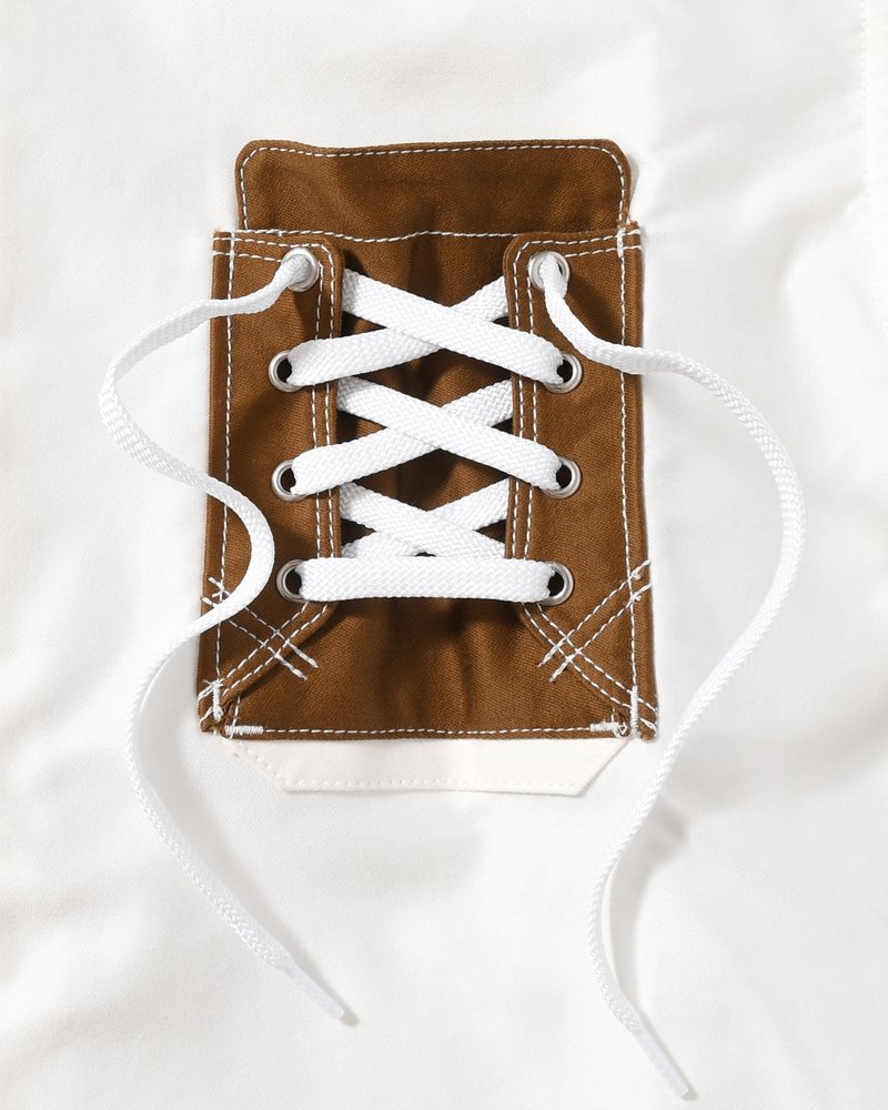 Mimicry "Shoes Pocket" shemise -BROWN(POCKET)-