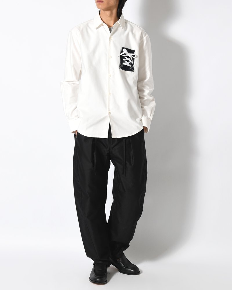 Mimicry "Shoes Pocket" shemise -NAVY(POCKET)-