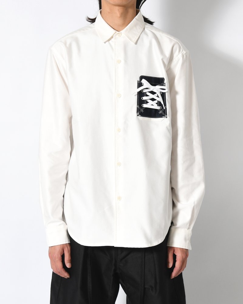 Mimicry "Shoes Pocket" shemise -NAVY(POCKET)-