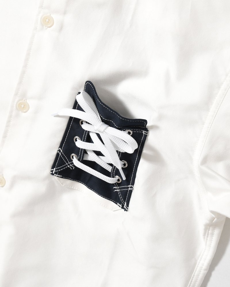 Mimicry "Shoes Pocket" shemise -NAVY(POCKET)-