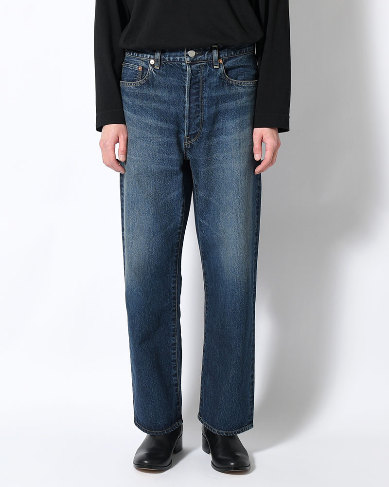 13.5oz Denim Pants Narrow -USED Indigo-