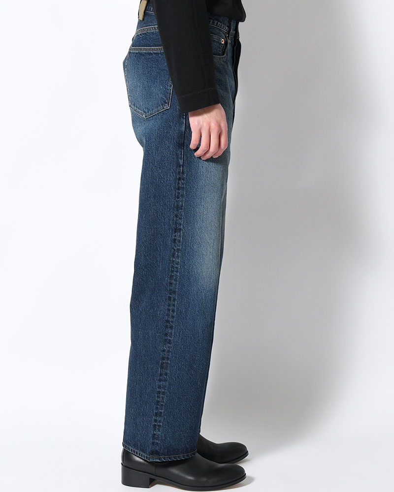 13.5oz Denim Pants Narrow -USED Indigo-