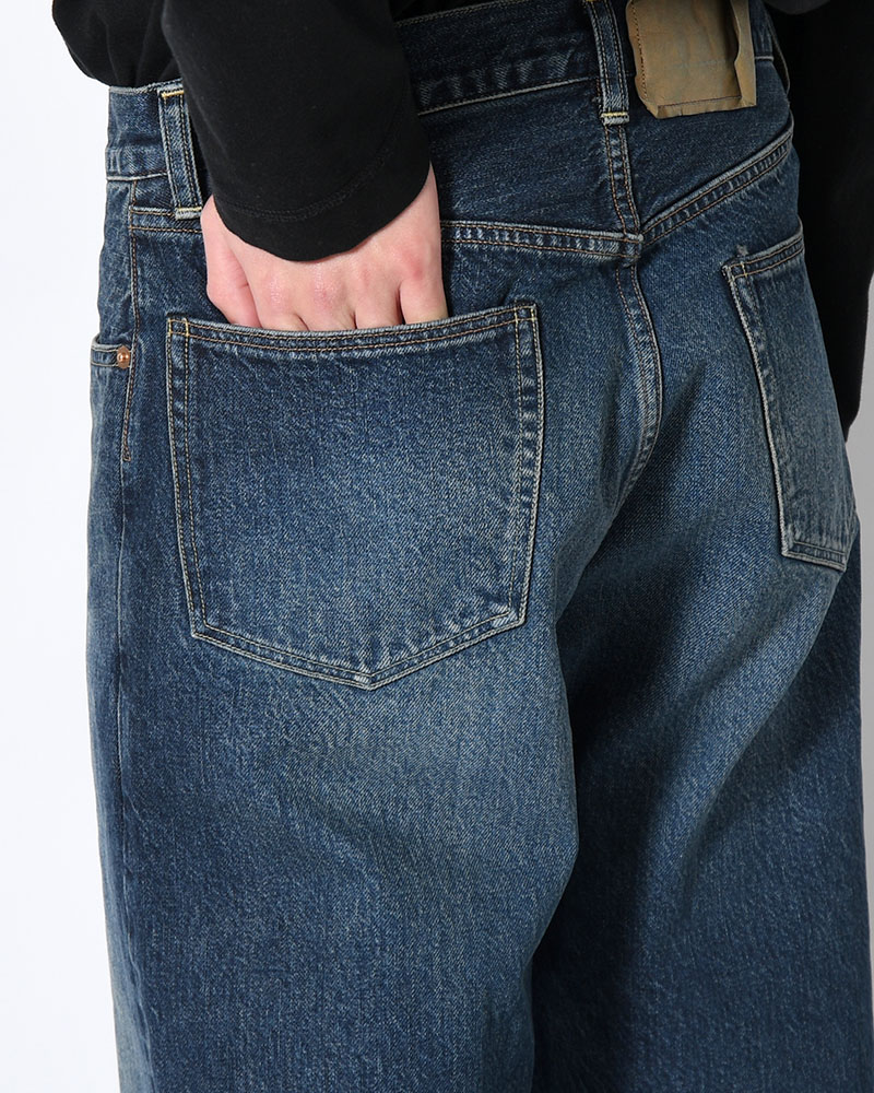 13.5oz Denim Pants Narrow -USED Indigo-